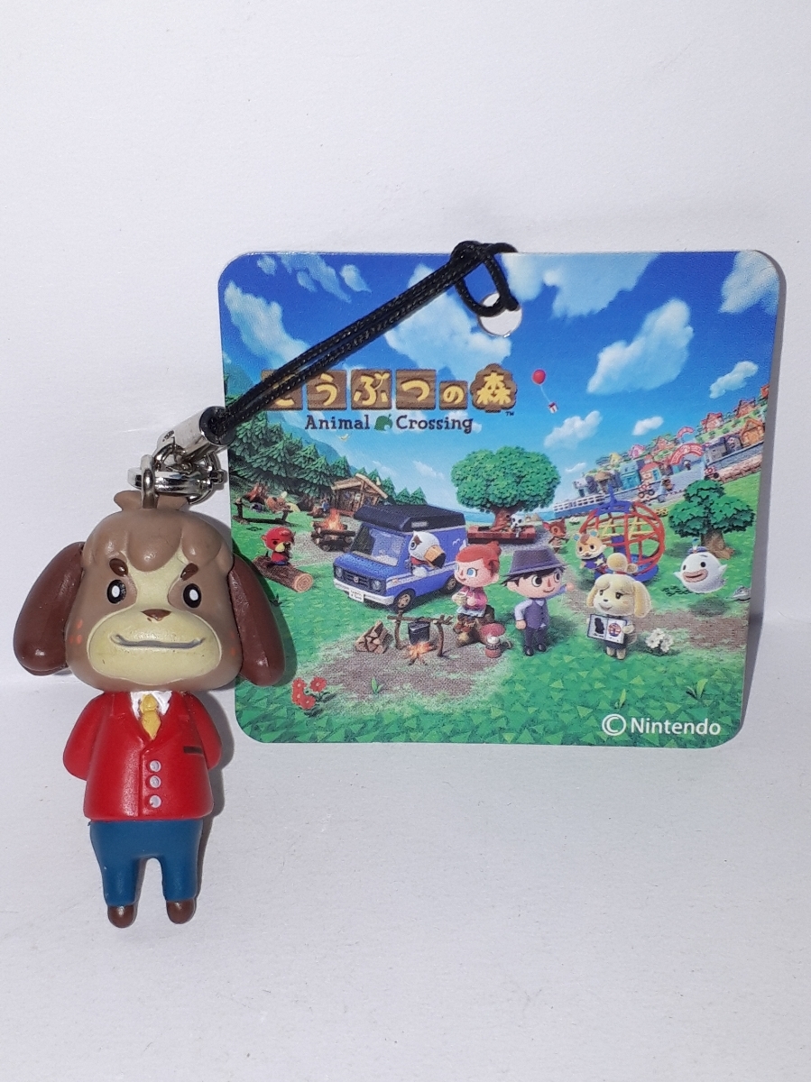 #定形外¥120~人気!希少!どうぶつの森 【ケント】マスコットフィギュア Nintendo ゲームキャラクター 正規品拍卖