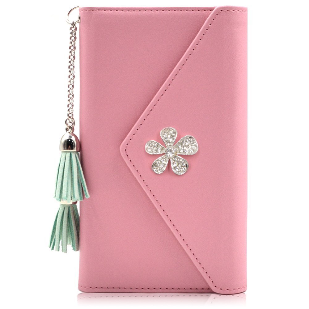 galaxy s7 edge レザーケース ギャラクシー s7 エッジ デコケース SC-02H SCV33 手帳型 お花1拍卖