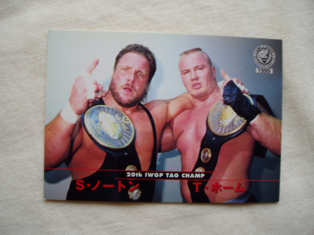 スコットノートン&トニーホーム◆バンダイ1999 新日本プロレス IWGPタッグチャンピオンベルト NTS拍卖