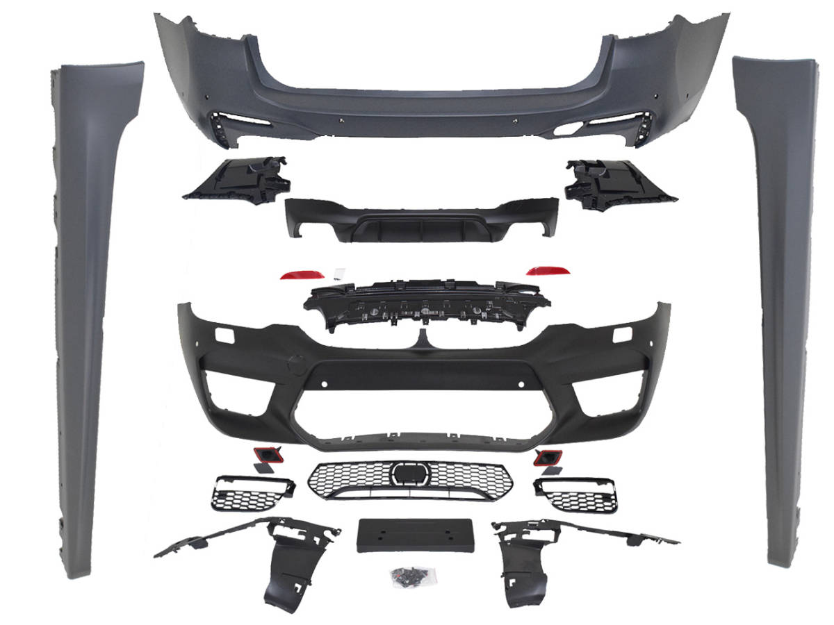 G31 M5type フロント バンパー サイド ステップ リア バンパー 未塗装 BMW 国内発送 即納 限定1 カスタム エアロ 外装 パーツ 部品 ボディ拍卖
