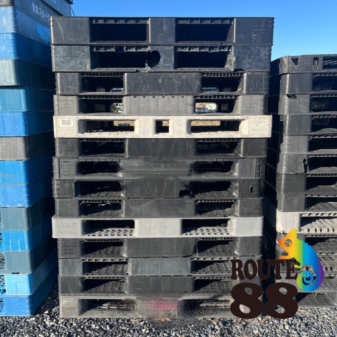【格安】樹脂パレット 1300×1100 MIX 10枚セット プラスチックパレット 樹脂パレ プラパレ 中古品 物流パレット 1拍卖