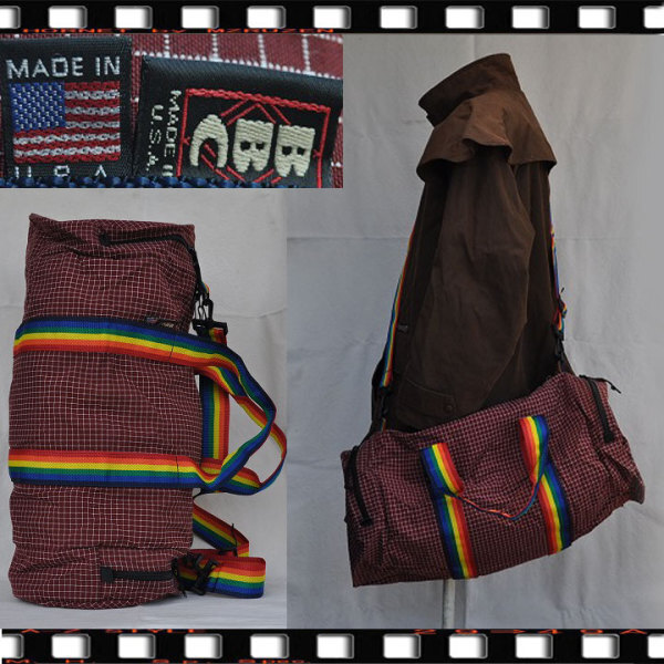 BIG BAG CO. GYM BAGビッグバッグカンパニージムバッグBURGUNDY GHECKERバーガンディ新品便利拍卖
