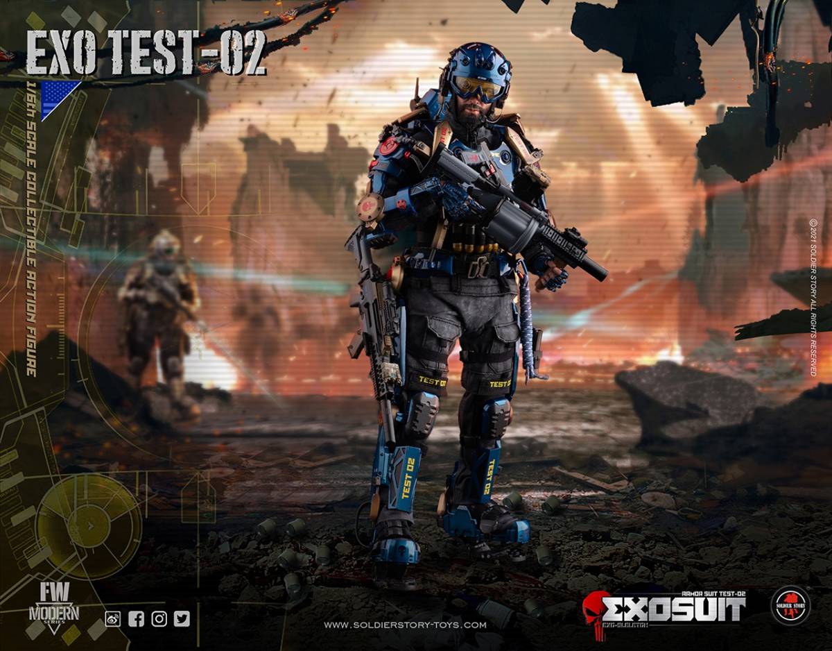 Soldier Story 1/6 「SOLDIER STORY」 EXO ARMOR SUIT TEST-02 未開封新品 SS-125 検) SS DAMTOYS FLAGSET Facepoolfigure EASY&SIMPLE拍卖