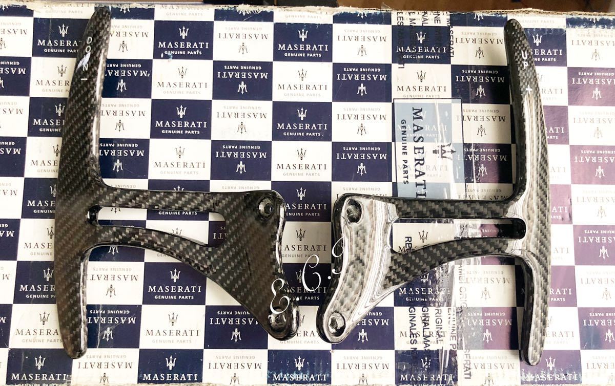 純正 マセラティ グラントゥーリズモ グランツーリスモ MC MASERATI カーボン スポーツ パドルシフト2007-2021拍卖