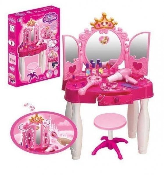 ☆気分はまるでお姫様☆ リモコンステッキで扉が自動的に開閉! ままごと 魔法のおしゃれドレッサー拍卖