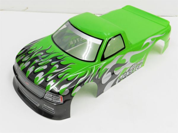 【激安!日本全国送料無料! お買い得!】1/10 ドリフトラジコンカー用 スペアボディー シボレー C1500 タイプ 緑拍卖