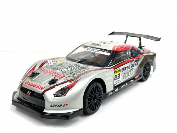 【塗装済み完成品フルセット 最高時速30km/h】 2.4GHz 1/14 ドリフトラジコン GTR タイプ 銀【激安!日本全国送料無料!】拍卖