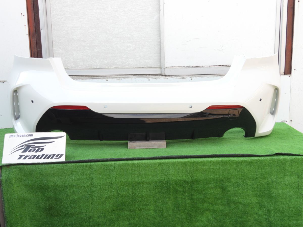 L3990vc BMW純正 1シリーズ F40 Mスポーツ リアバンパー ディフューザー付 (5112 8881580) アルピンホワイト300拍卖