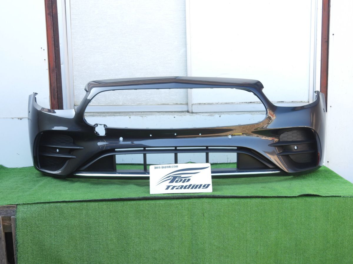 L4048vc ベンツ純正 Eクラス W213/S213 後期 AMG フロントバンパー スポイラー・グリル付 グラファイトグレー831拍卖