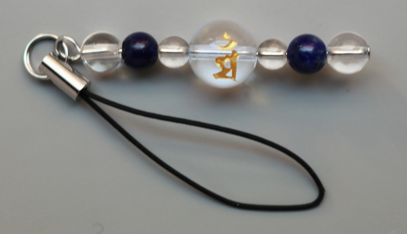 水晶彫刻「干支・梵字」八尊仏ストラップ(根付兼用)卯拍卖