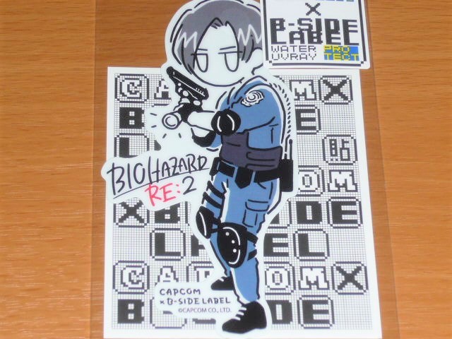 ◆バイオハザード ステッカー◆レオン デフォルメ◆B-SIDE LABEL◆カプコン◆拍卖
