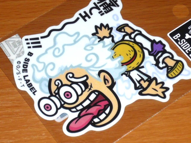 ◆ワンピース ステッカー◆ルフィ ギア5 痛でェ〜!◆B-SIDE LABEL◆拍卖