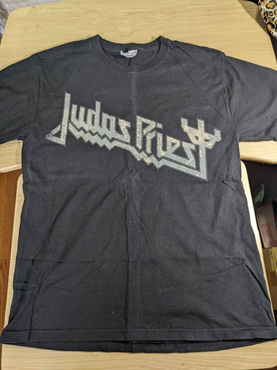 【服飾】 ビンテージ レア Tシャツ バンド 当時物? Judas Priest ジューダス プリースト ロゴ Hanes M? 黒 半袖拍卖