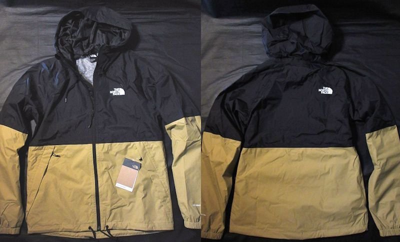 本物正規◆ノースフェイス◆マウンテンパーカー ANTORA■黒 / カーキ■ANTELPTN■S■新品■アメリカ限定/4E5/レインジャケット/背面ロゴ拍卖