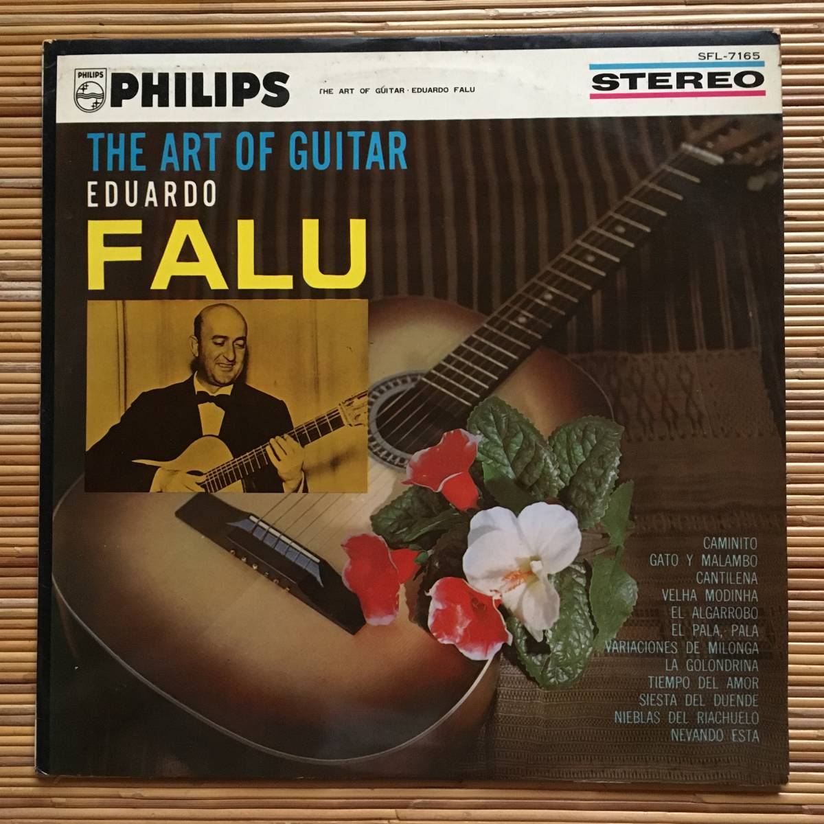 《ペラジャケ》エドゥアルド・ファルー『アルゼンチン・ギターの至芸』LP~EDUARDO FALU/アグスティン・バリオス/アルゼンチン/中南米拍卖