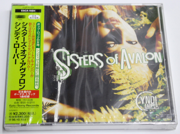 未開封 CYNDI LAUPER シンディ・ローパー 【SISTERS OF AVALON シスターズ・オブ・アヴァロン】拍卖