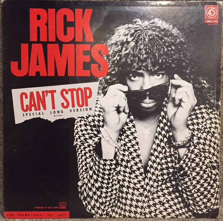 【JPN盤(promo)/レア/Disco/盤質(EX-)12】Rick James / Midnight Star Can't Stop (Special Long Version) / Scientific Love / 検品済拍卖
