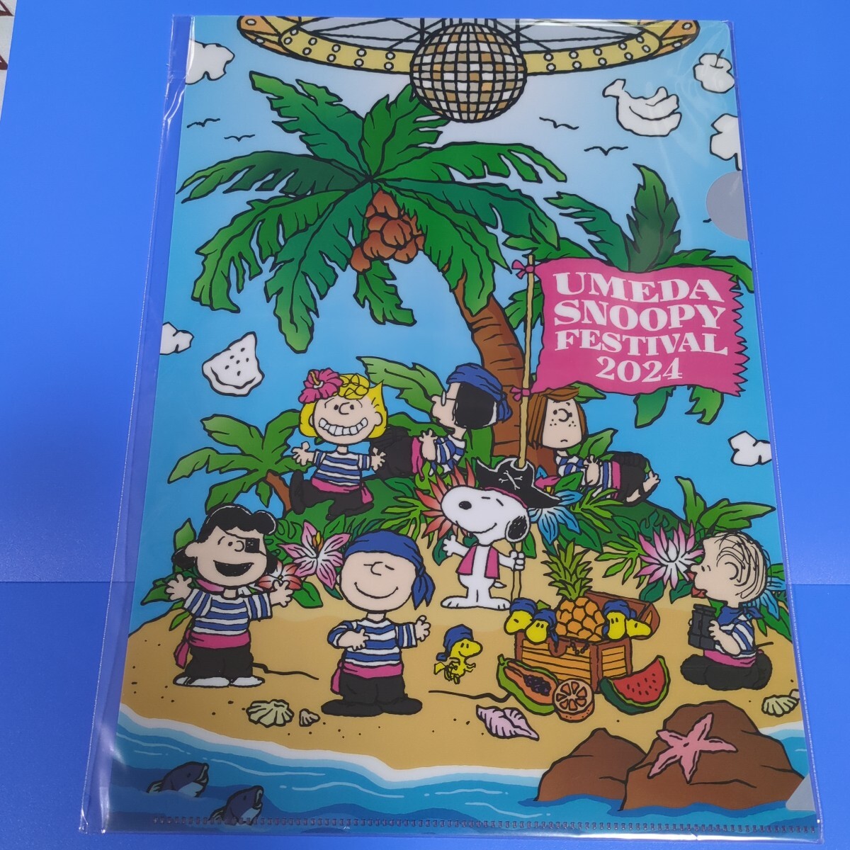 ★スヌーピー★阪急百貨店【うめだスヌーピーフェスティバル2024】★A4クリアファイル★宝島拍卖