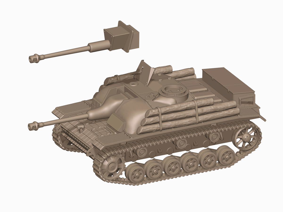 1/144レジンキット 未塗装 WWⅡ フィンランド軍 3号 III号突撃砲 G型 Zimmerit 仕様(10/12)ワールドタンクミュージアム【同梱可能】231106拍卖