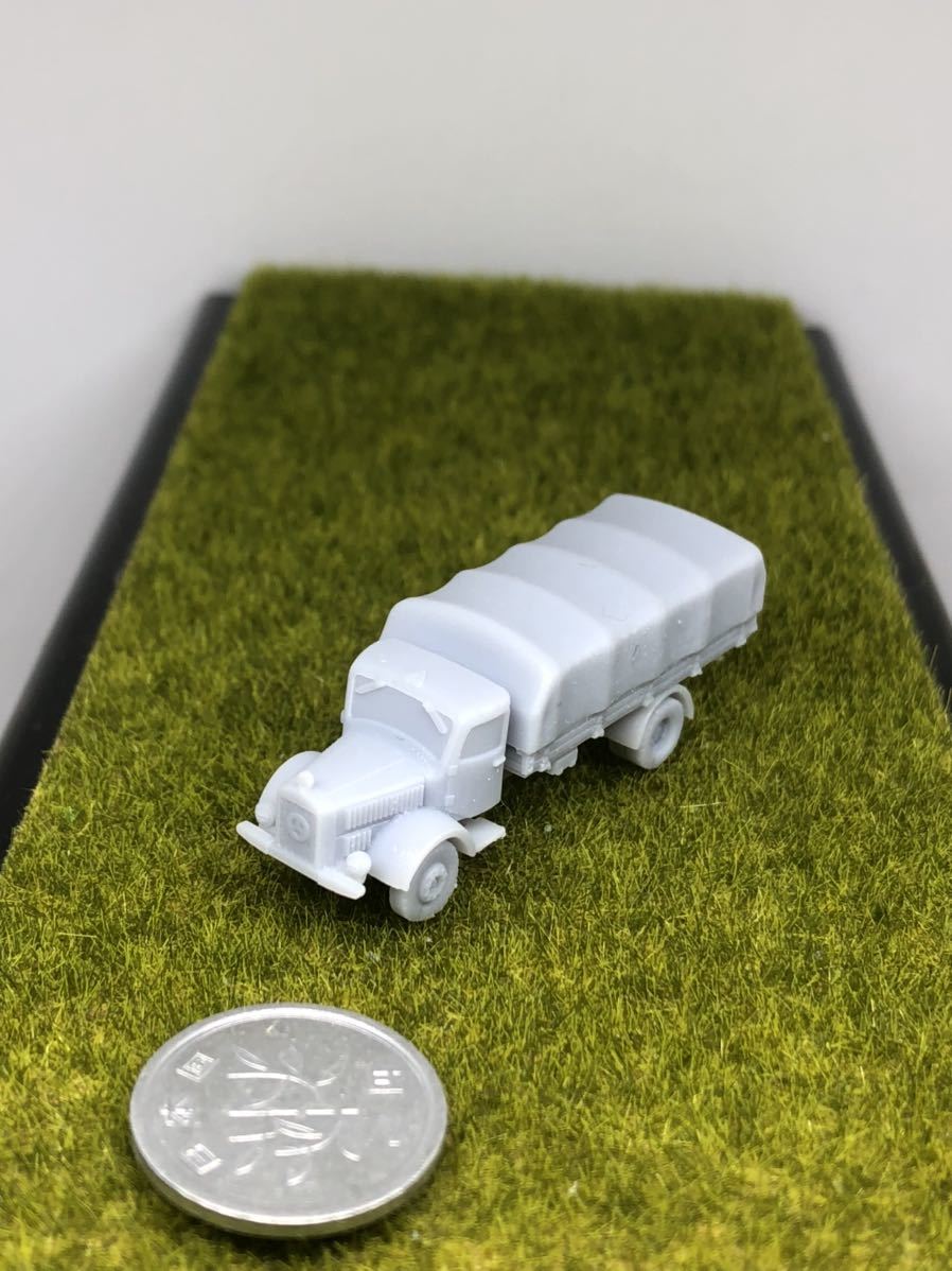 1/144レジンキット 未組立 未塗装 WWⅡ 大型トラック メルセデスベンツ L4500A 軍用車両 Dワールドタンク ミュージアム【同梱可能】拍卖