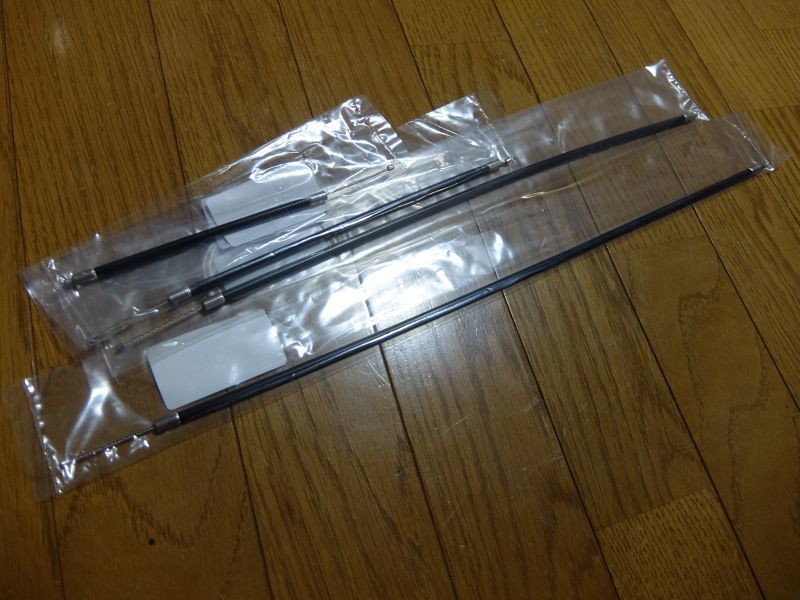 RZV500 RD500LC チョークケーブル リプロ新品 4本セット拍卖