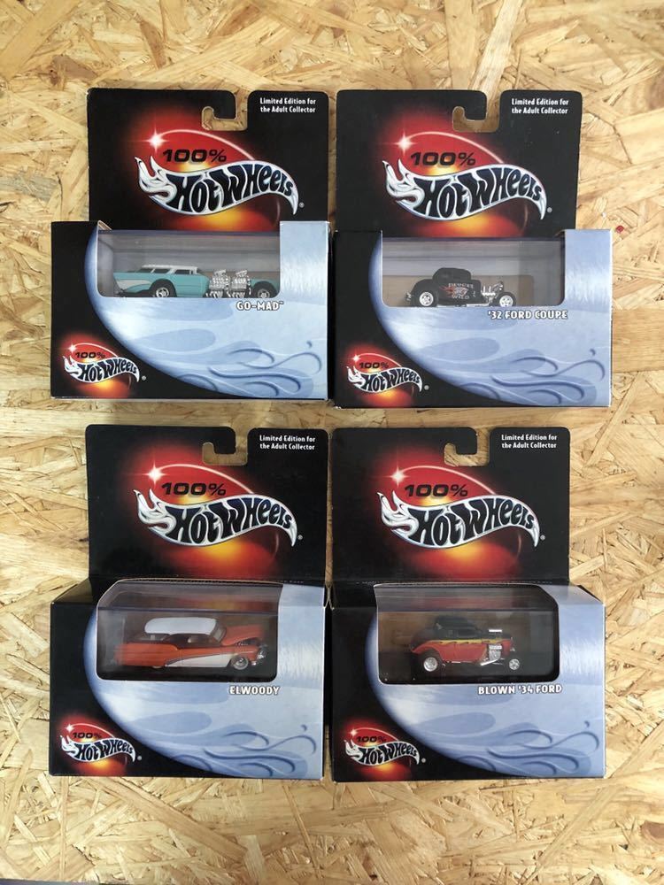 ★激レア★ホットウィール 4台セット ミニカー 限定品 Hot wheels コレクション コレクター アメ車 旧車 ホットロッド HOT ROD アメトイ拍卖