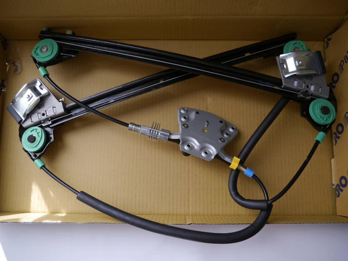 (送料込) ポルシェ 911(996) ボクスター(986) 左側ドア ウィンドウレギュレーター 【ローラー改善タイプ・VALEO製・新品】拍卖