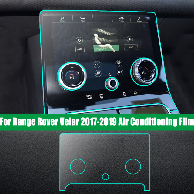 Cタイプ1枚 ランドローバーレンジローバースポーツヴォーグ2018ヴェラール17-19コントロールナビゲーションTPUプロテクターフィルム用拍卖