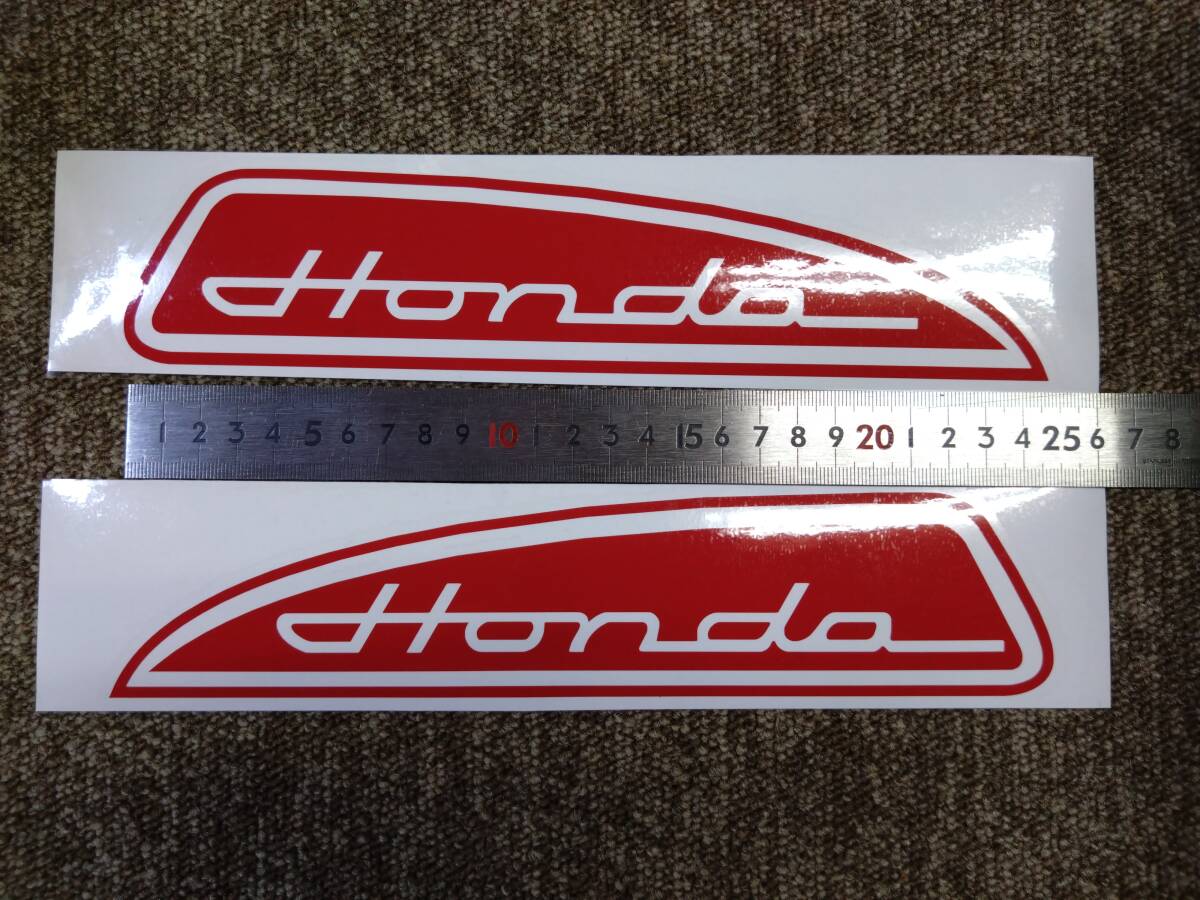 デカール ステッカー レッド USホンダ HONDA クラシック コンピューターカット拍卖