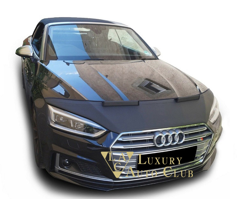 2016- アウディ A5 F5 ノーズブラ バグガード プロテクター スト-ンガ-ド 専用設計保護プロテクト ハーフブラ エアロ 虫よけ拍卖