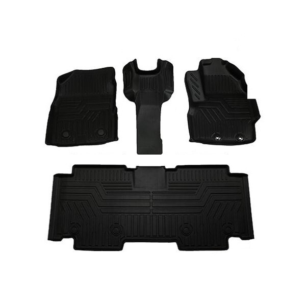 トヨタ シエンタ ラバー フロアマット 10系 15系 5人乗り オールウェザーマット 4枚 ラバーマット フロント TPE 運転席 助手席 セカンド拍卖