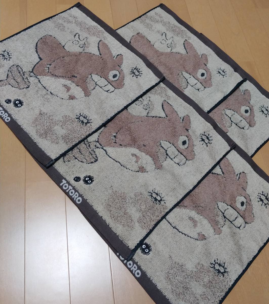 ジブリ となりのトトロ ハンドタオル ハンカチ 5枚セット拍卖