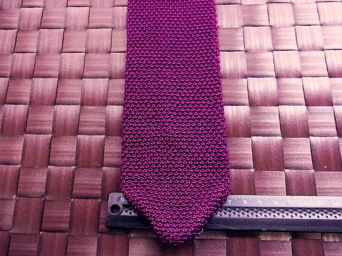 【美品 ニットタイ】0153 ザ・タイのネクタイ●拍卖