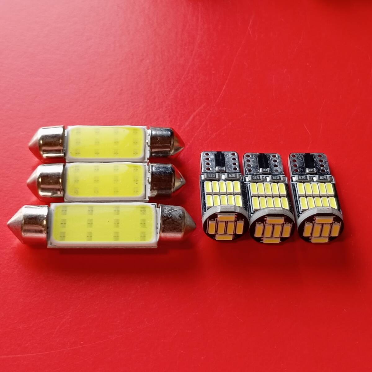 フォルクスワーゲン ザ・ビートル 超爆光!T10 LED ルームランプ 6点セット キャンセラー内蔵 ホワイト /26/t37/t42拍卖