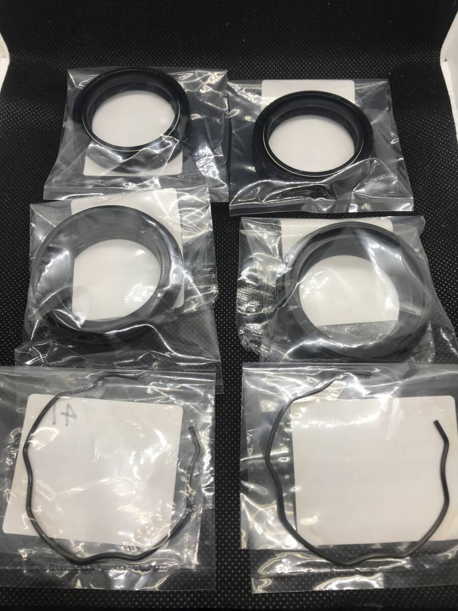 ヤマハ DT125R (34X) 85-87 36mm正立フォークシール オイルシール+ダストシール+ストッパーリングクリップ各2個拍卖