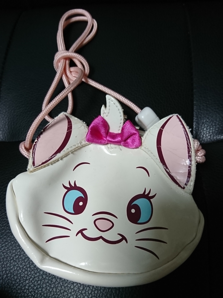 マリーちゃん 財布 小銭入れ コインケース オシャレキャット ディズニー Disney 猫 白色 goods 小物拍卖