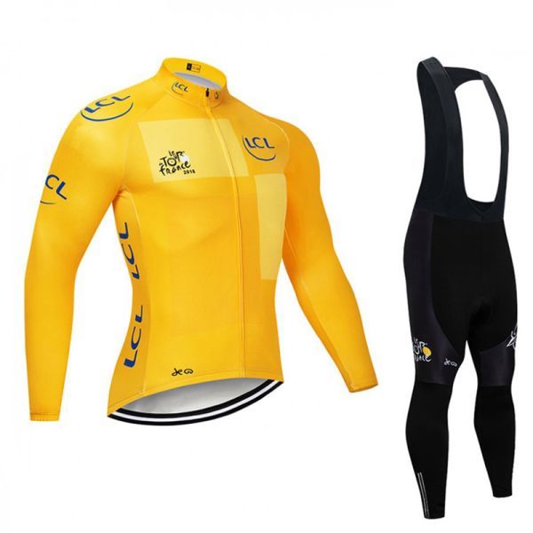 新品 長袖 上下セット No57 Lサイズ フランス サイクルジャージ ウェア メンズ サイクリング MTB ロードバイク 自転車拍卖