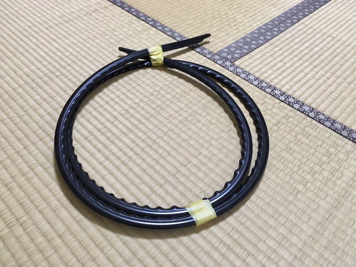 ●未使用 日産 S14 シルビア 純正 リアガラス ウインドウ アッパーモールディング NISSAN Rear window upper molding拍卖