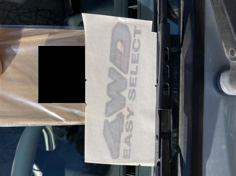 ★新品 三菱 U42T U42V ミニキャブ 純正 エンブレム デカール 4WD オーナメント MITHUBISHI decal 4WD拍卖