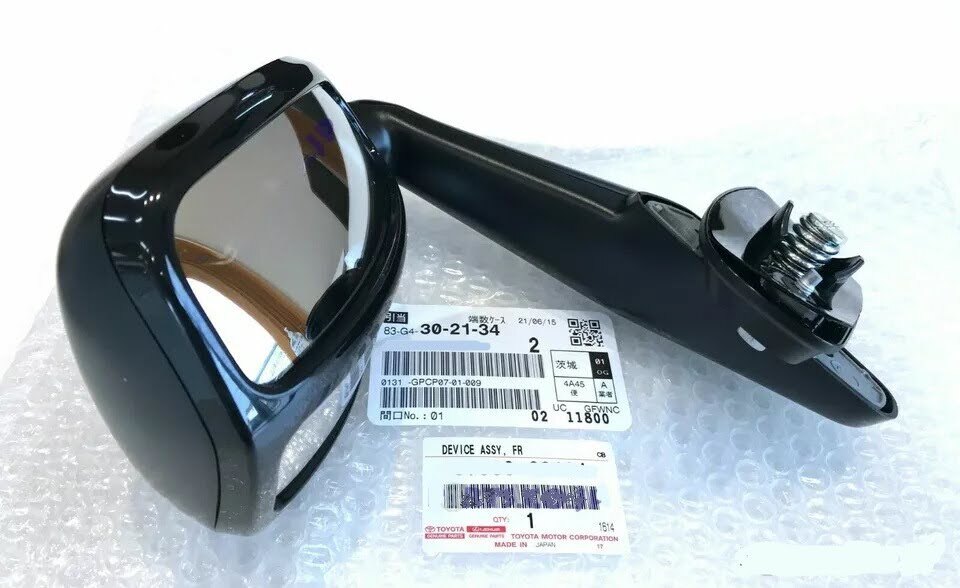 ●新品 トヨタ GRJ76 79 70系 ランドクルーザー 純正 フロントフェンダーサイドビューミラー 左 Front fender side view device ASSY LH拍卖