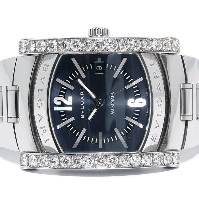 【ブルガリ】アショーマ ダイヤベゼル AA48S 国際保証書 箱 SS 時計 BVLGARI拍卖