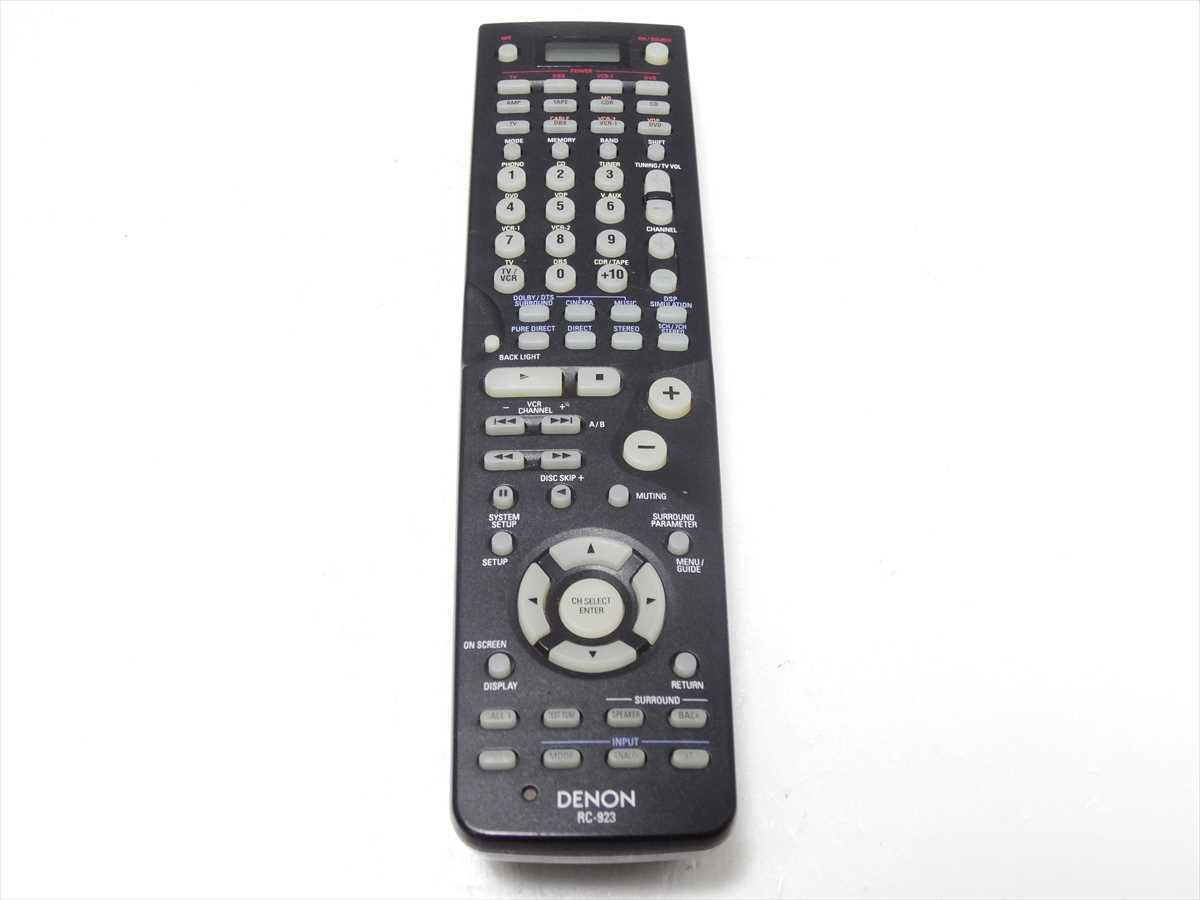 DENON RC-923 純正 リモコン デノン オーディオリモコン  送料450円 122拍卖