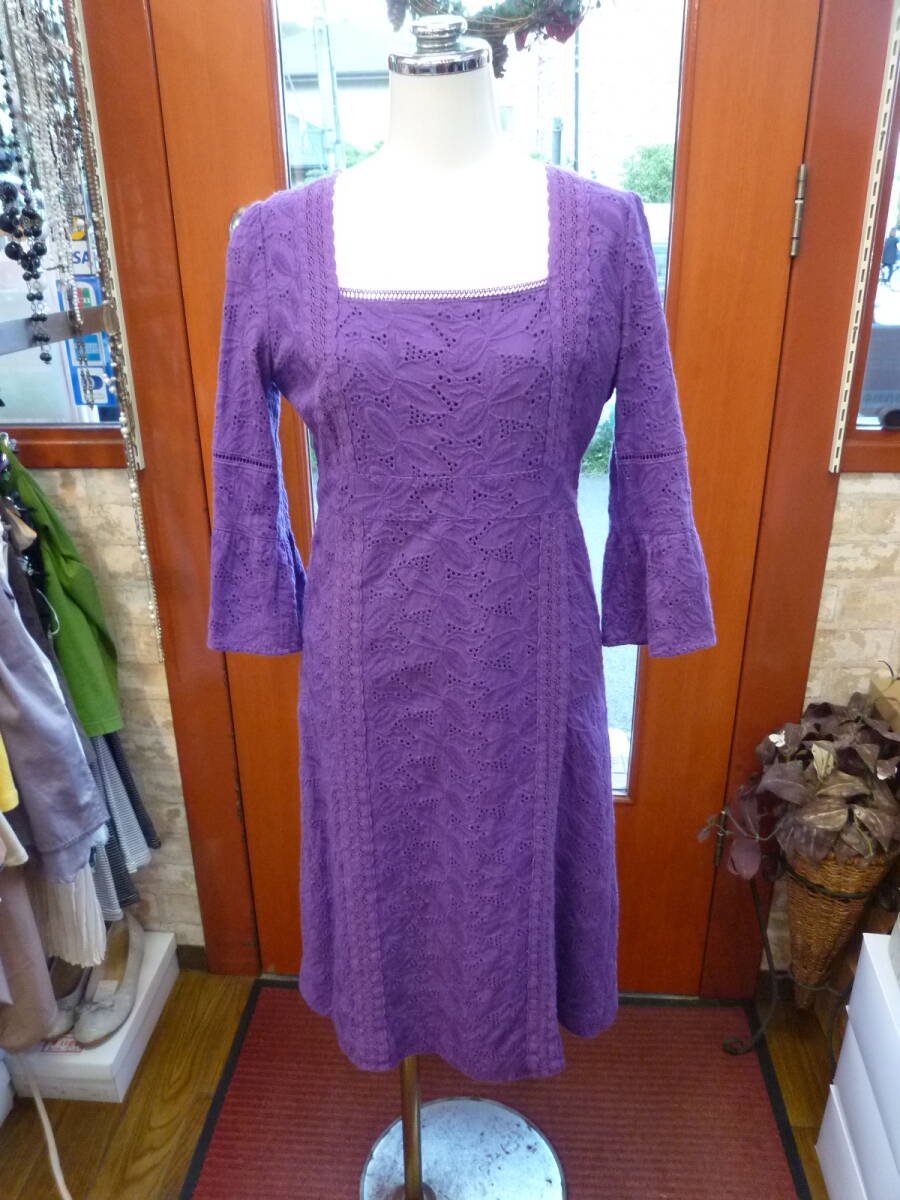 【0928-3】OTTO パープルワンピース サイズ7号拍卖