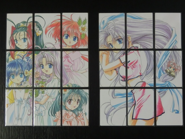 ★ まもって守護月天!★ コレクションカード ★ CHARACTER PUZZLE CARD:01~18 (全18種セット) イラスト:桜野みねね 1998 トレカ拍卖