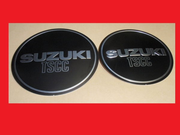 【新品!ブラックエンブレム左右SET!】★GSX1100S★カタナ★KATANA★刀★750.ナナハン.GSX250E.GSX400E.ザリ.ゴキ★拍卖