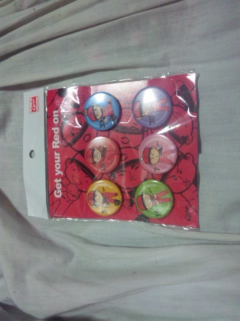 【カグ-新品】(広島カープ)赤道直下 缶バッジセット拍卖