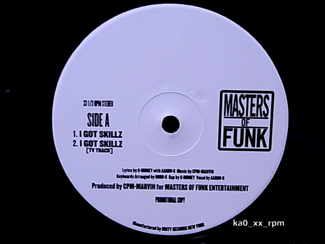 ★☆Masters Of Funk「I Got Skillz」☆★拍卖