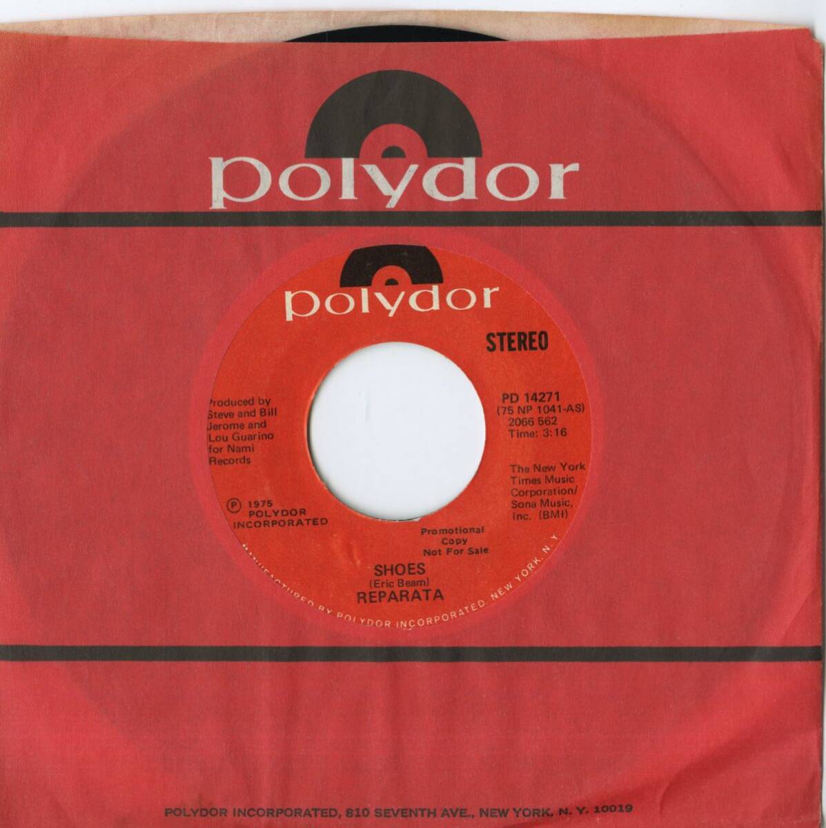【ロック 7インチ】Reparata Shoes / Polydor / PD 14271拍卖