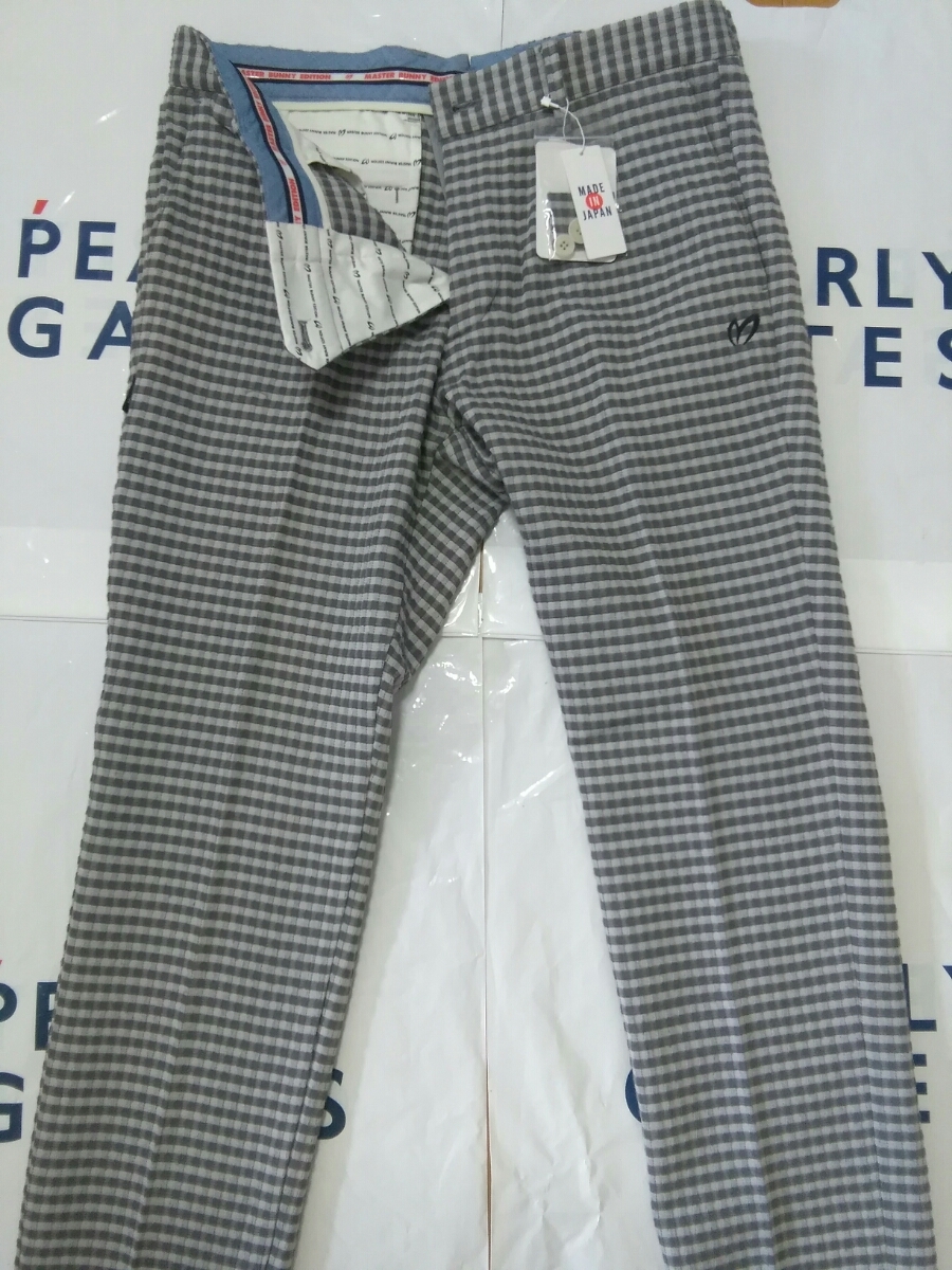 新品 正規品 パーリーゲイツ マスターバニー ギンガムストレッチ パンツ サイズ 5 冬物拍卖