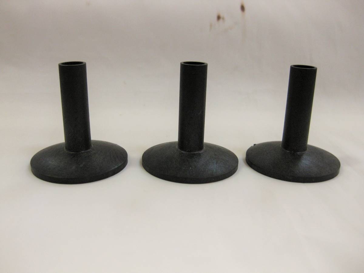 【即決あり】(管-26) ヤマハ 3個まとめて ドラムパーツ ボルトカバー 当時物 ジャンク 未使用 高さ約4㎝ 内径約8㎜拍卖